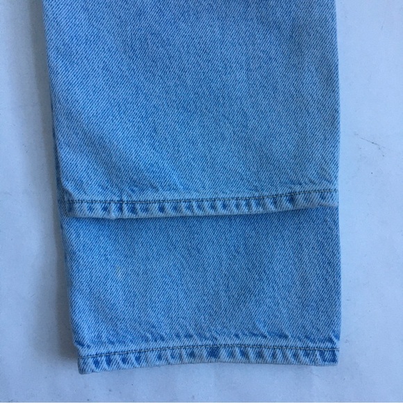 Good American High Rise Buttonfly Straight Leg Light Wash Denim Jeans Size 27 - Picture 7 of 17